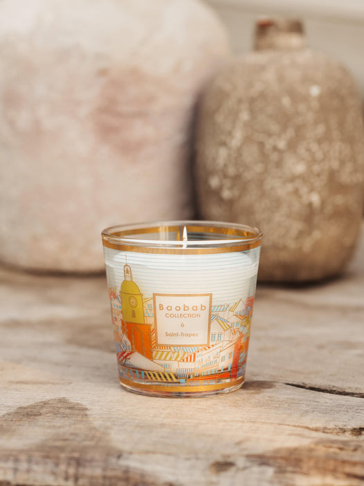 Mouth-Blown Scented Candle My First Baobab Saint-Tropez Thyme Basil & Mint