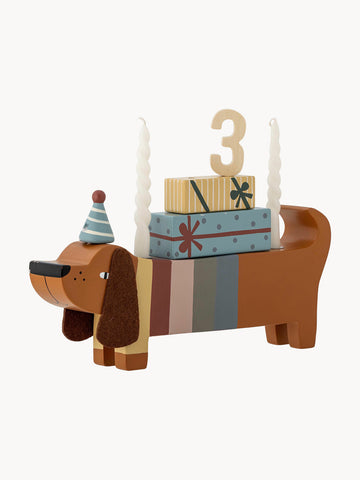 Wooden Birthday Decoration Charlie