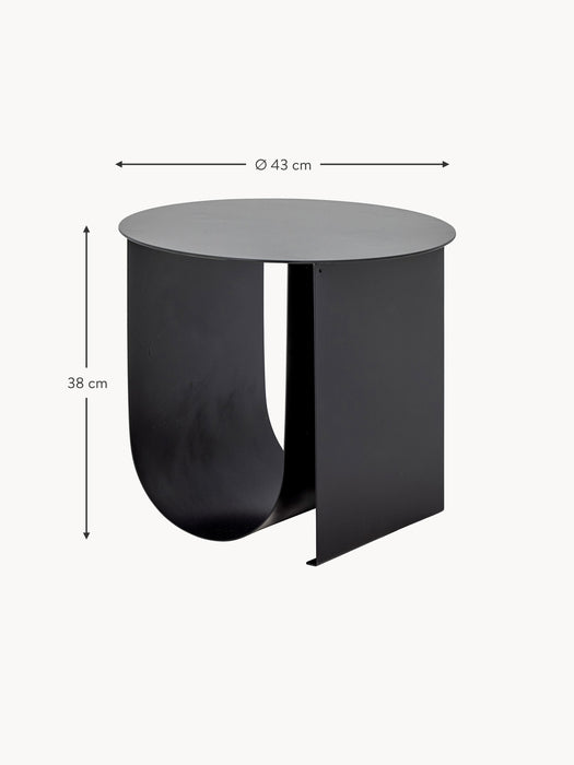 Round Metal Side Table Cher