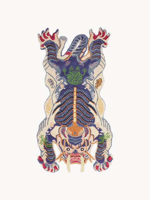 Hand-Tufted Wool Rug Dragon