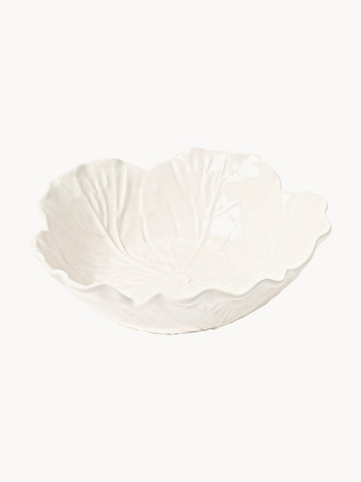 Hand-painted Serving Bowls Cabbage Set of 2