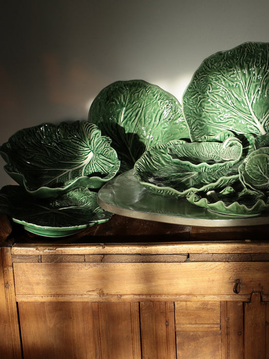 Hand-painted Serving Plate Cabbage