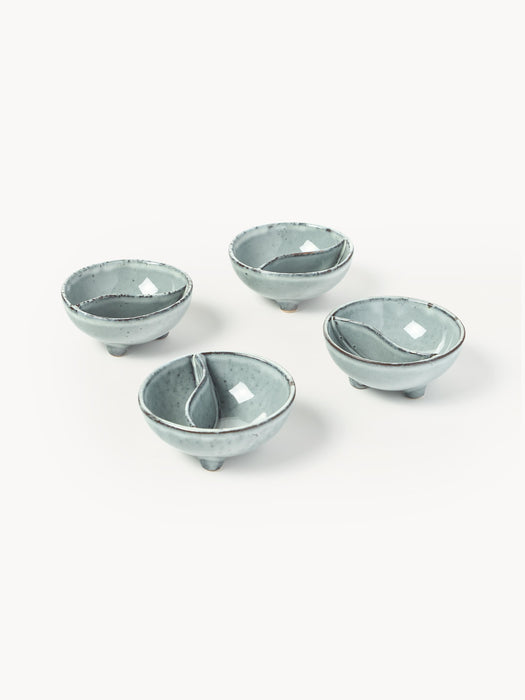 Handmade Dip Bowls Nordic Sea Set of 4