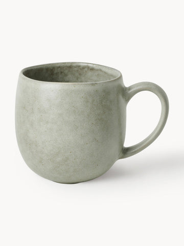 Handmade XL Mugs Nordic Marsh, Set of 2