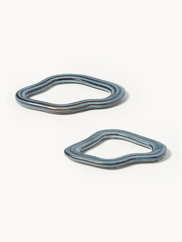 Handmade Coasters Nordic Sea, Set of 2