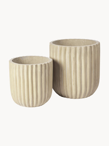 Cover Pots Fiber, Set of 2