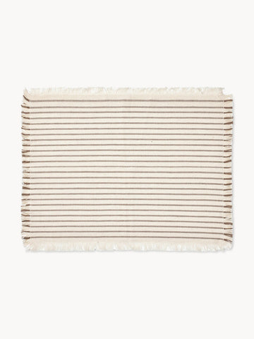Cotton Placemats Elouise with Fringes, Set of 2