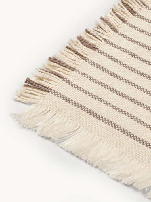 Cotton Placemats Elouise with Fringes Set of 2