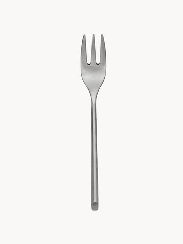 Handmade Brushed Cake Forks Sletten, Set of 4