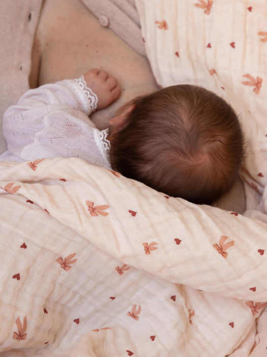 Cotton Cuddly Blanket Bows