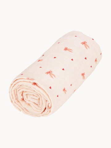 Bows Cotton Cuddly Blanket