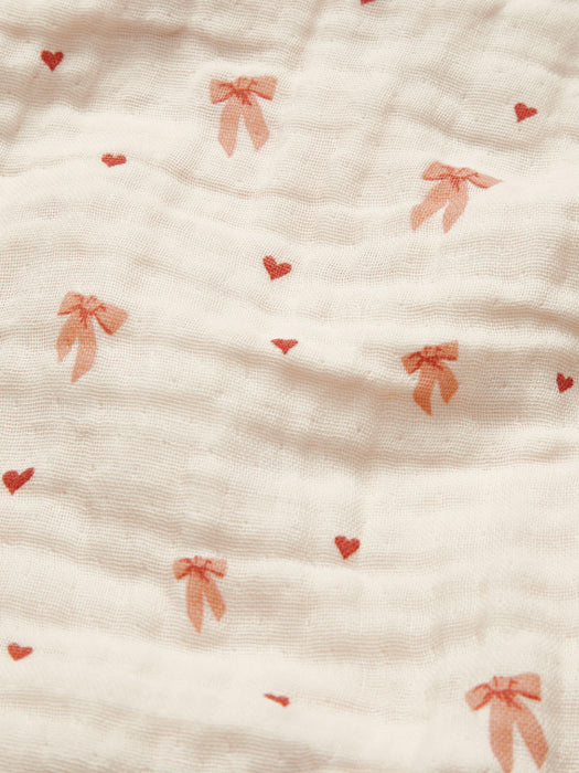 Cotton Cuddly Blanket Bows