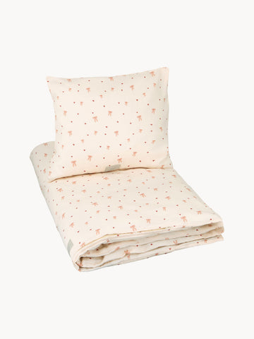 Bows Kids Cotton Sateen Bedding Set