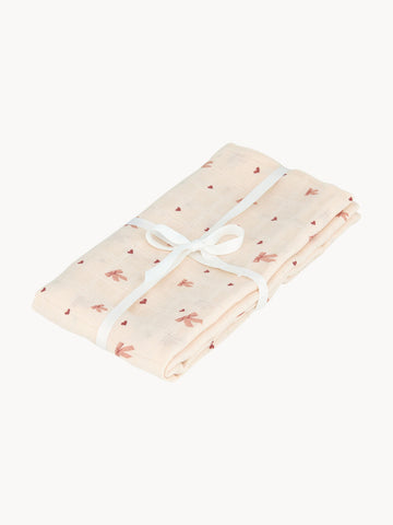 Bows Organic Cotton Swaddle
