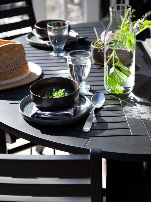 Round Folding Garden Table Butterfly 110 cm