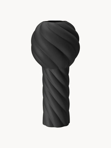 Twist Pillar Hand-Painted Ceramic Vase, H 34 cm