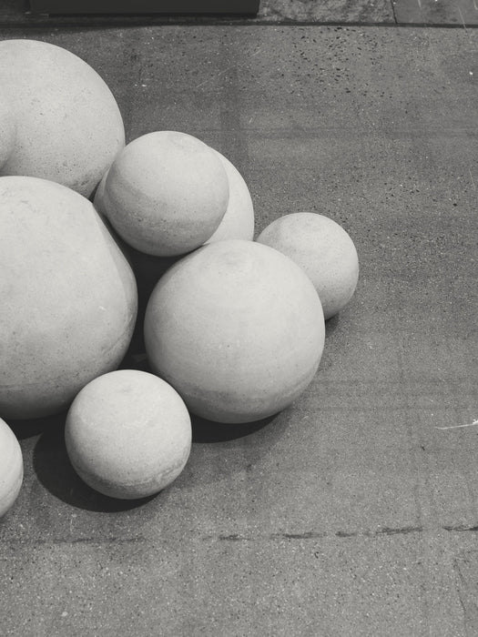 Garden Decorative Balls Concrete, Set of 2, ÃÂ 20 cm