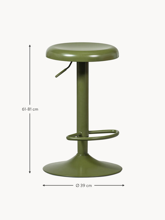 Metal Bar Stool Isaac Height-adjustable