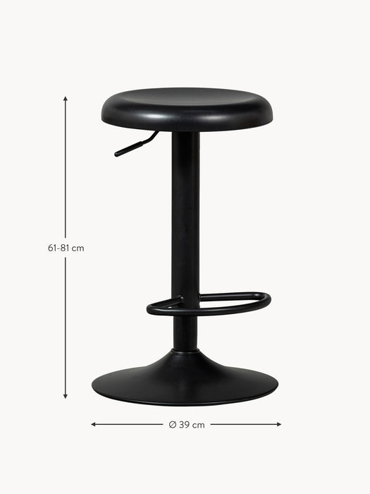 Metal Bar Stool Isaac Height-adjustable