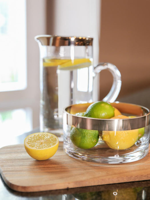 Mouth-Blown Crystal Pitcher Robert 1L