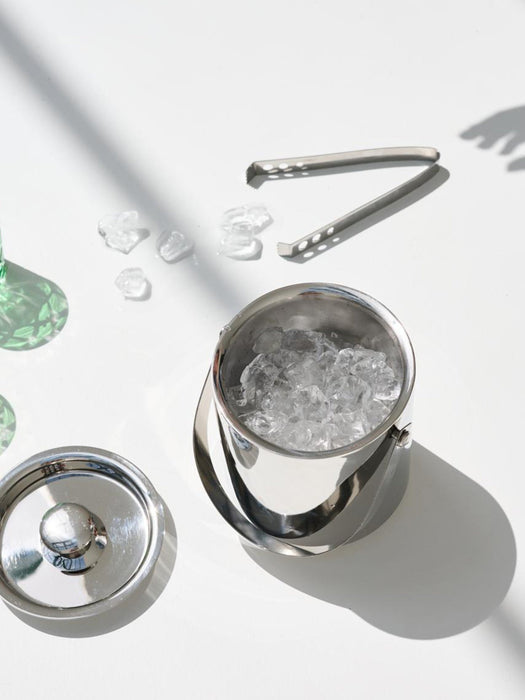 Handmade Ice Bucket Seattle with Ice Tongs
