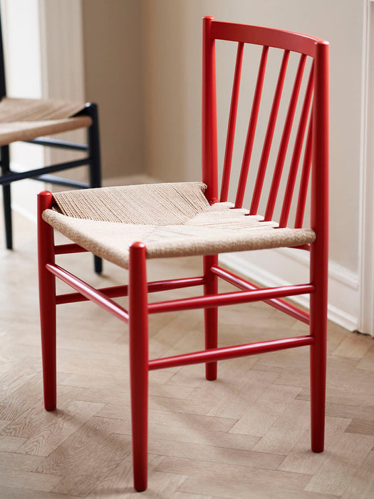Handwoven Beech Wood Dining Chair J80