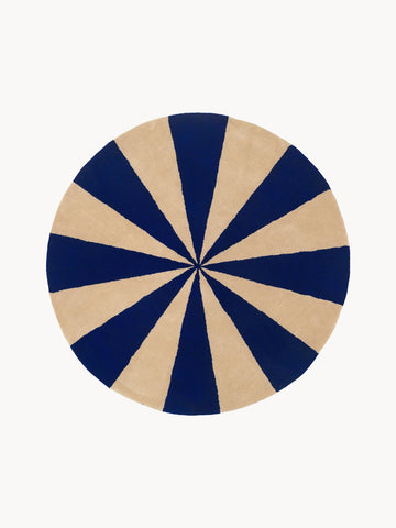 Arch Kids Round Hand-Tufted Wool Rug