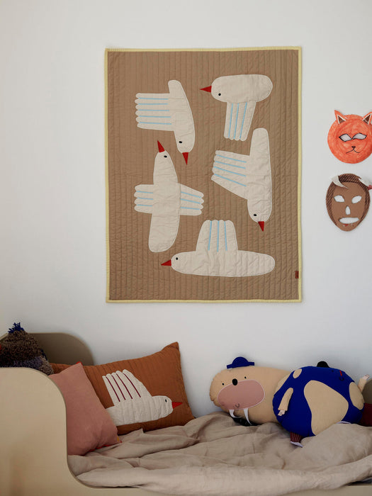 Bird Organic Cotton Throw
