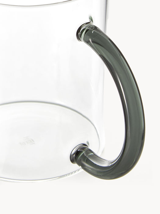 Mouth-Blown Glass Mugs Still Set of 2