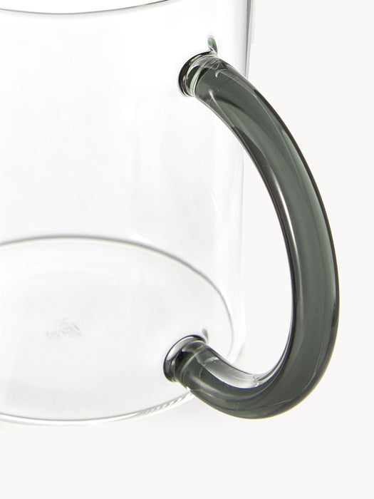 Mouth-Blown Glass Mugs Still Set of 2