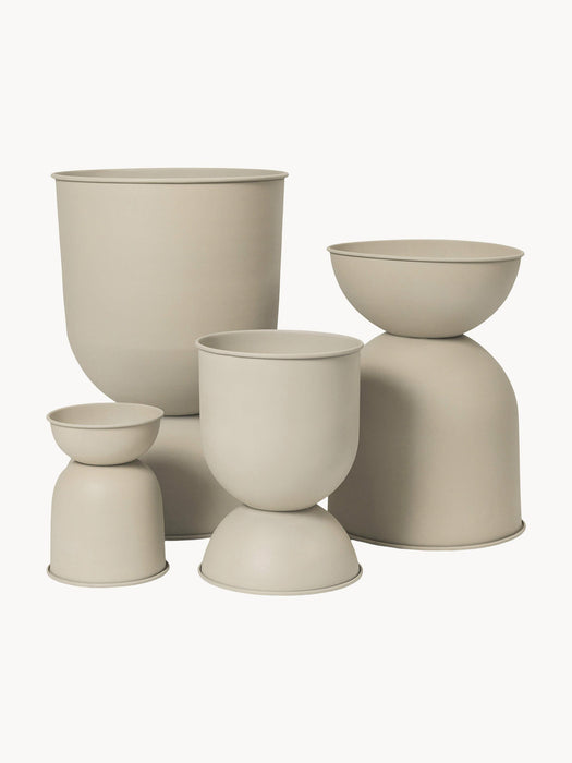 Hourglass Plant Pot, H 59 cm