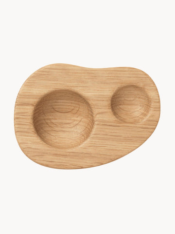 Cairn Oak Wood Egg Cups, Set of 2