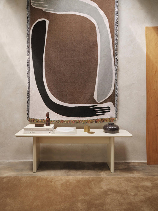 Pose Organic Cotton Tapestry Blanket with Fringes