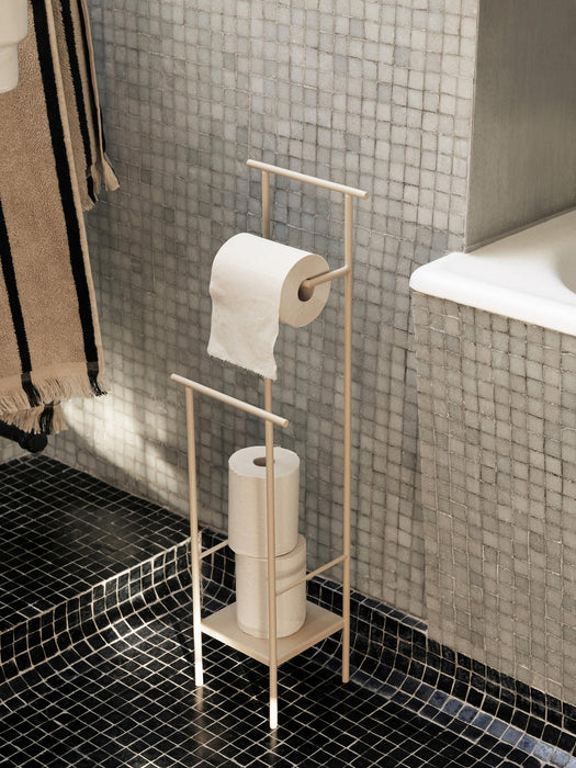 Dora Toilet Roll Holder with Shelf