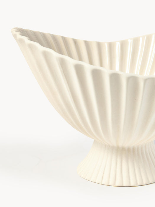Stoneware Decorative Bowl Fountain W 28 cm