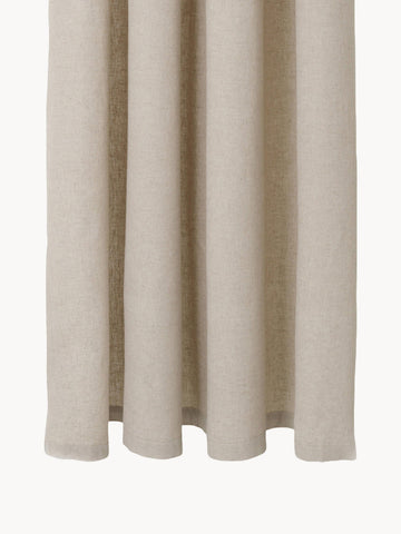 Chambray Organic Cotton Shower Curtain, Water-Repellent