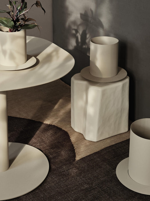 Concrete Stool Staffa in An Organic Shape