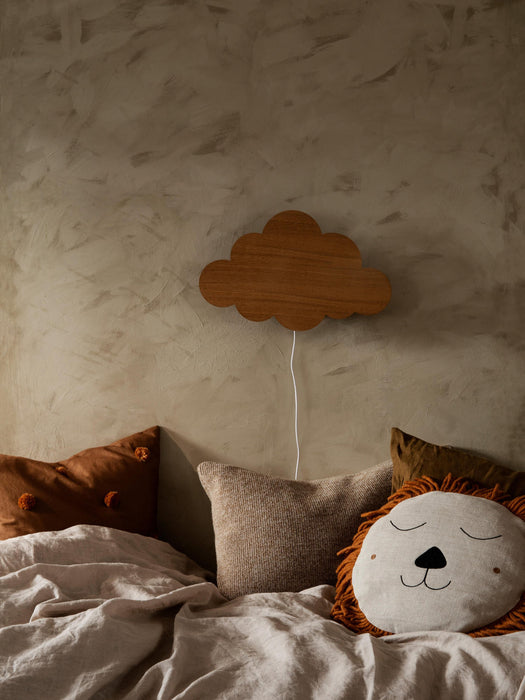 Safari Hand-Embroidered Linen Cushion