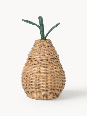 Pear Handmade Kids Rattan Storage Basket