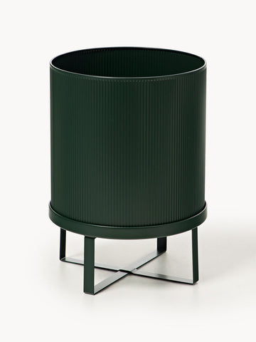 Bau Plant Pot with Ribbed Surface, H 38 cm