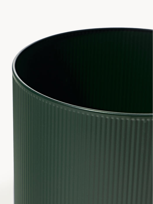 Plant Pot Bau with Ribbed Surface H 38 cm