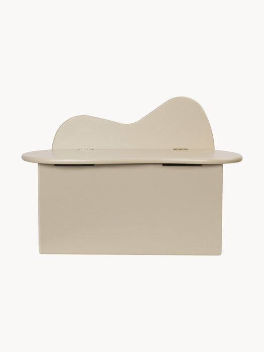 Kids Wooden Bench Slope with Storage Space