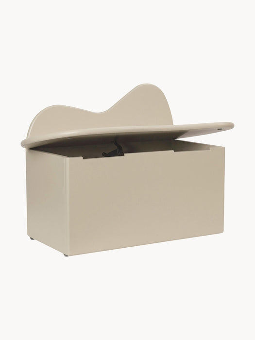 Kids Wooden Bench Slope with Storage Space