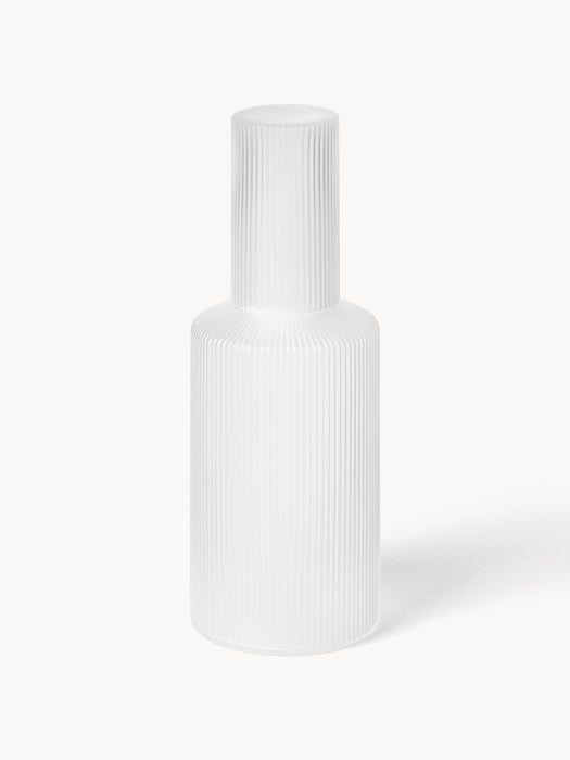 Mouth-Blown Lid Ripple for Carafe
