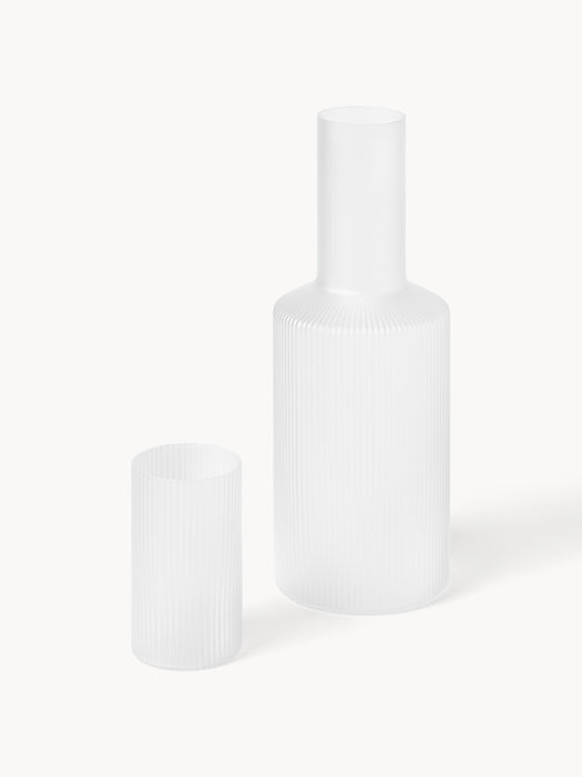 Mouth-Blown Lid Ripple for Carafe
