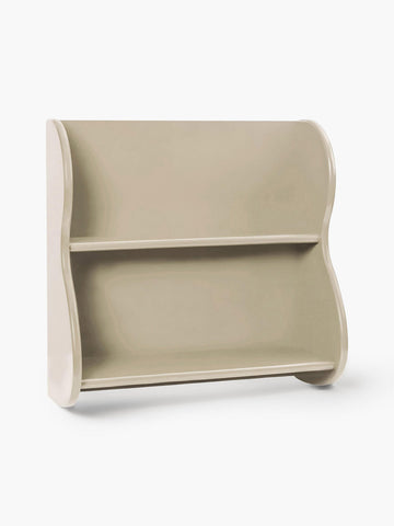 Slope Wooden Wall-Mounted Shelf
