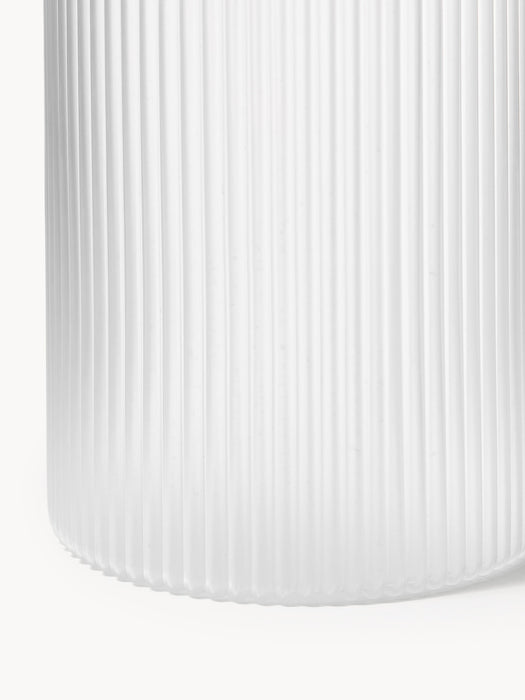 Small Mouth-Blown Carafe Ripple with Tumbler