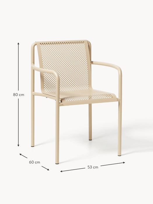 Garden Dining Chairs Dapple with Armrests Set of 2