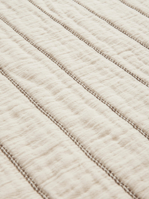 Aires Cotton Bedspread with Striped Pattern