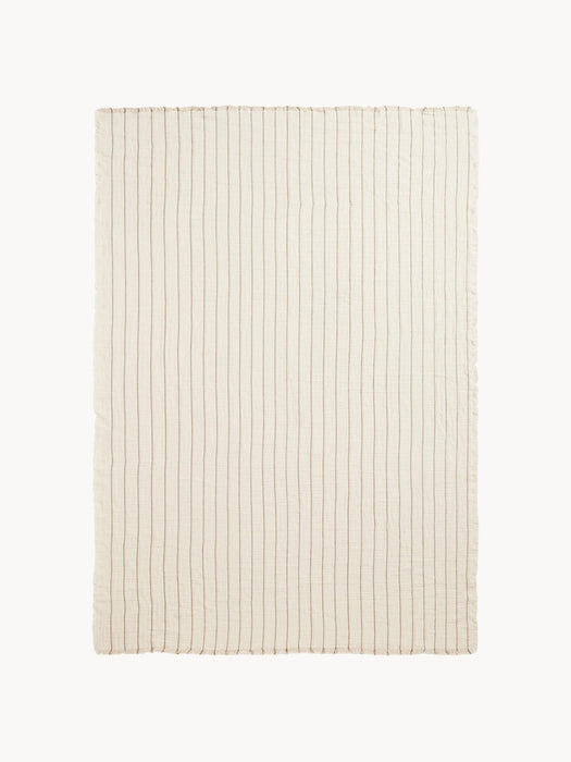 Aires Cotton Bedspread with Striped Pattern